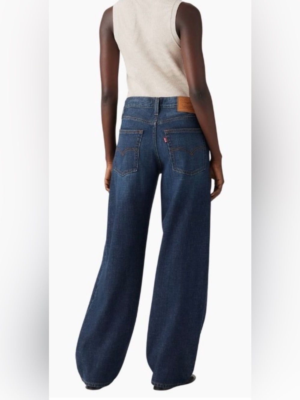 Levi's Women's Baggy Dad Linen+ Denim Lightweight Jeans 28X32